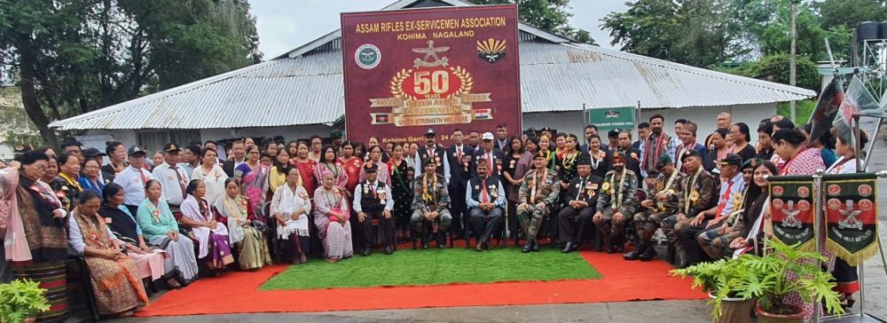 Assam Rifles Ex-Servicemen Association Kohima celebrated its golden jubilee at Kohima Garrison on August 24.